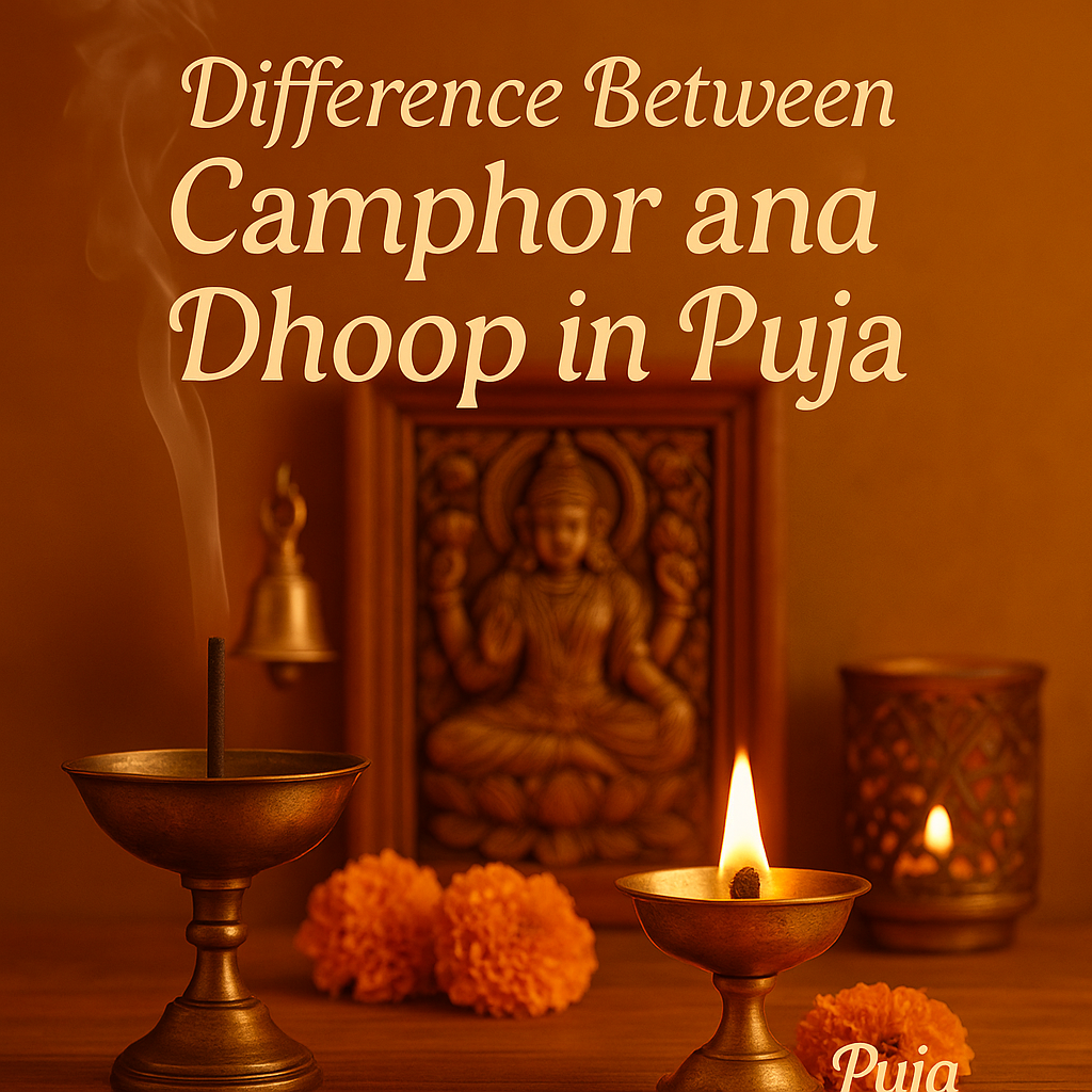 Difference Between Camphor and Dhoop in Puja