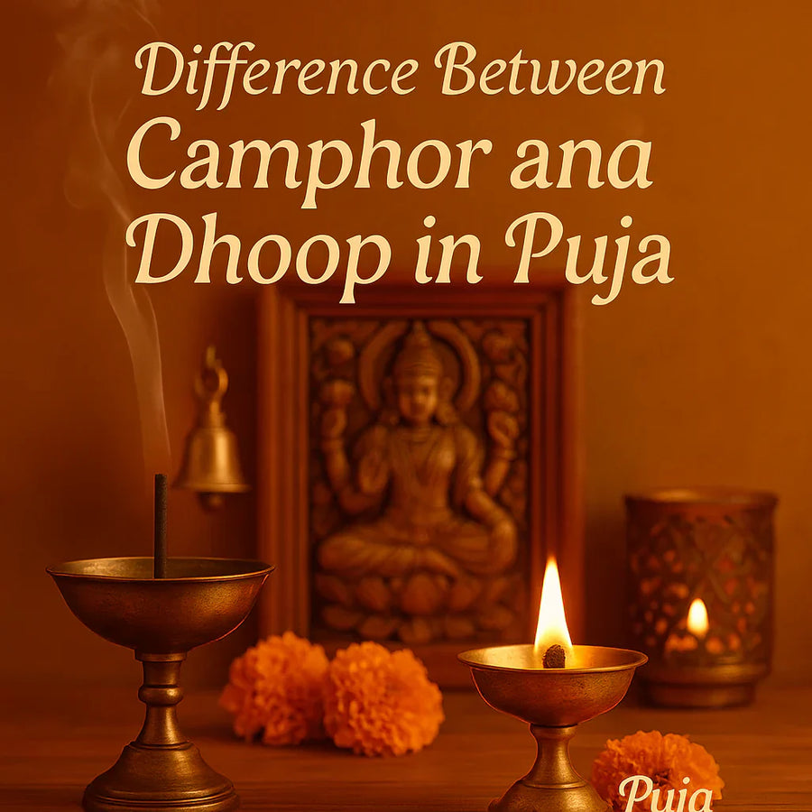 Difference Between Camphor and Dhoop in Puja