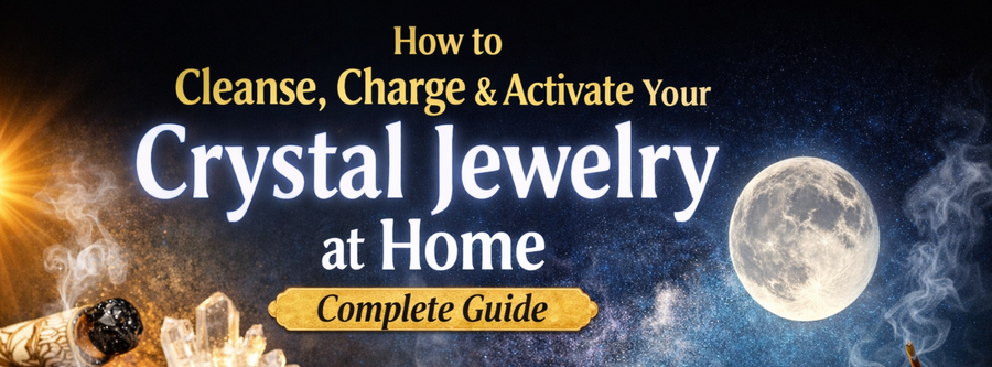 How to Cleanse, Charge and Activate Your Crystal Jewelry at Home (Complete Guide)