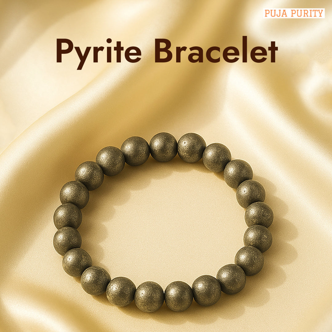 Pyrite Stone Bracelet for Wealth
