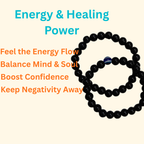 Evil Eye & Black Obsidian Protection Bracelet Combo – Attract Positivity, Block Negativity & Enhance Luck