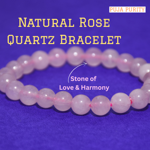 Rose Quartz Stone Bracelet