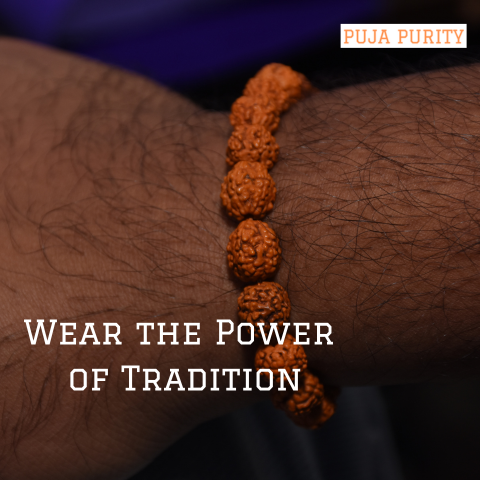 5 Mukhi Rudraksha Bracelet