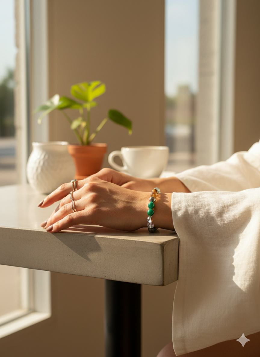 Dhanyog Bracelet for Wealth, Success & Positive Energy – Energized Spiritual Bracelet